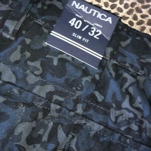 Navy/camo pant